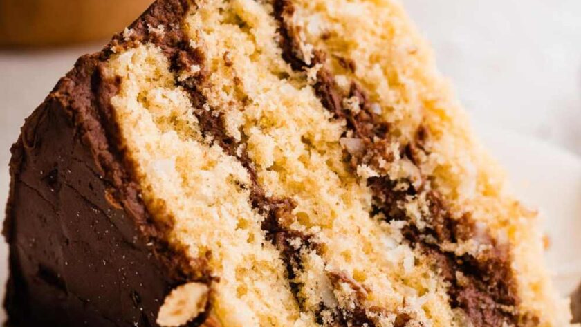 Paula Deen Almond Joy Cake