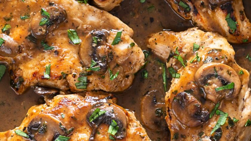 Giada De Laurentiis Marsala Chicken