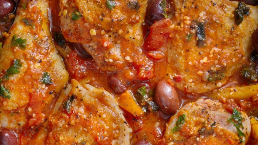 Giada De Laurentiis Chicken Cacciatore