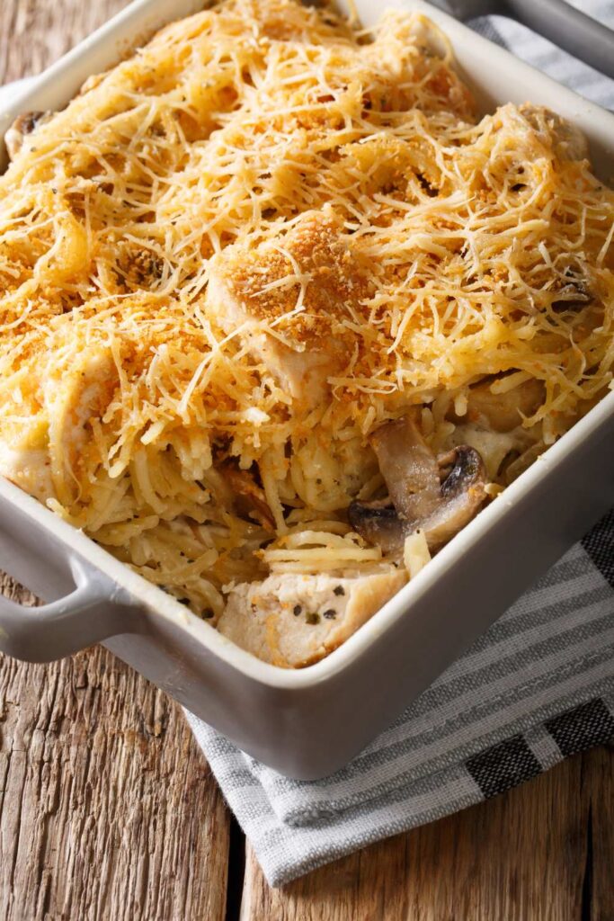 Paula Deen Turkey Tetrazzini 