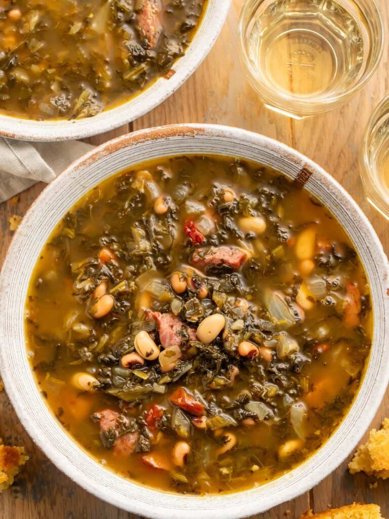 Paula Deen Turnip Green Soup